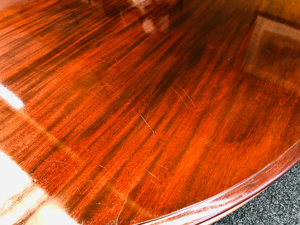 
                  
                    Oval Pedestal Mahogany Dining Table  (21776)
                  
                
