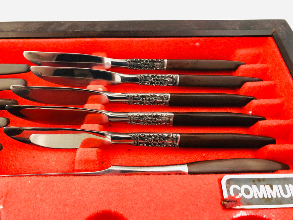 
                  
                    Vintage Oneida Northland Napa Valley Floral Stainless Flatware (20603)
                  
                