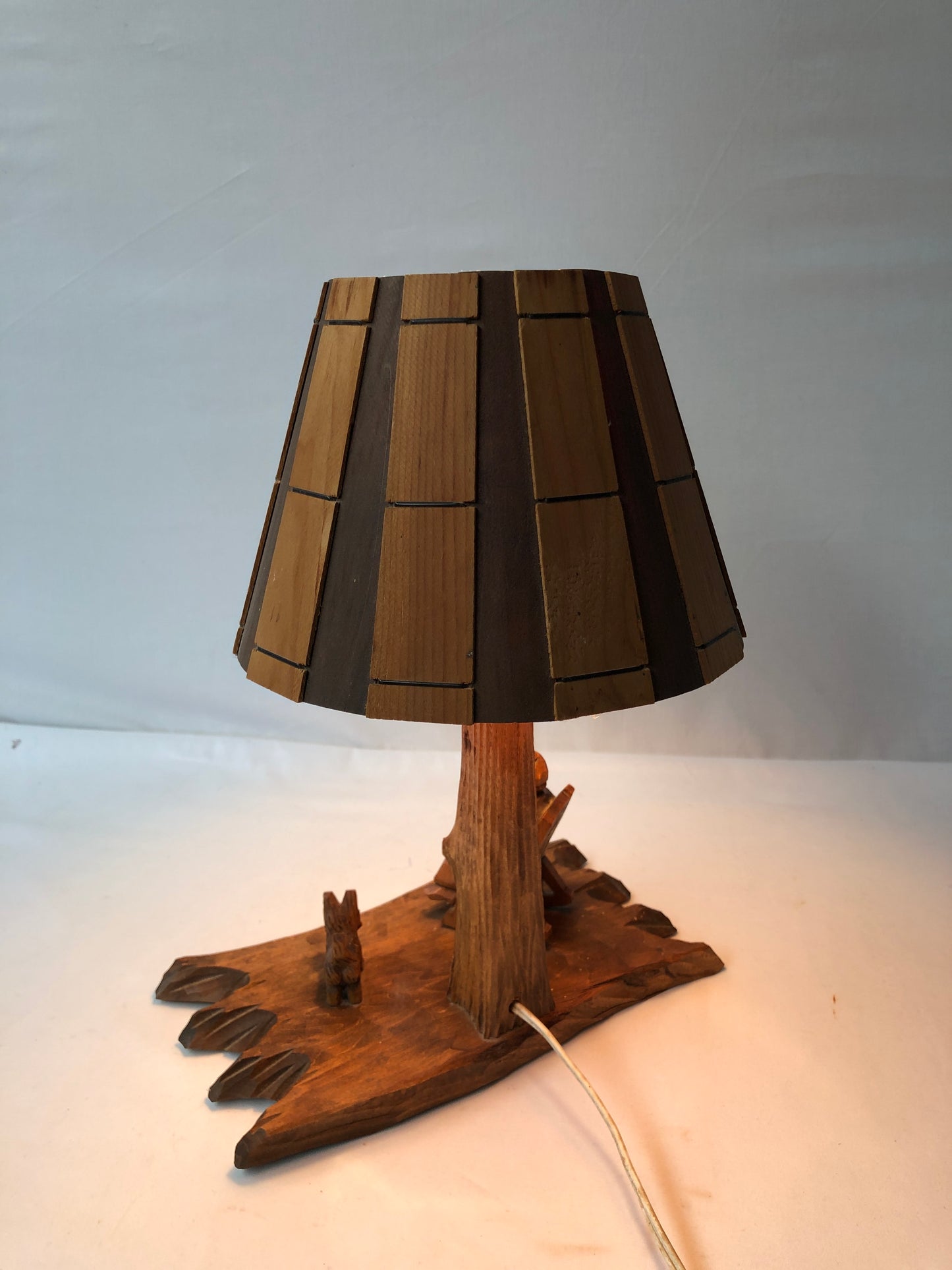 
                  
                    Berthier Beauregard Wood Carved Lamp (17242)
                  
                