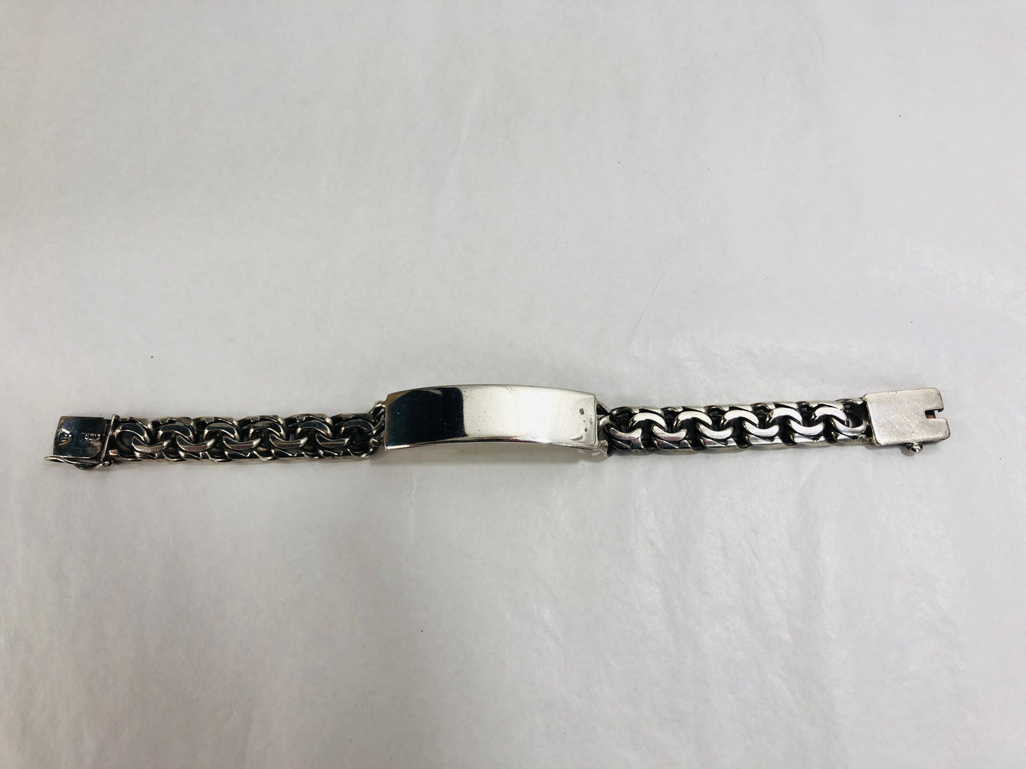 
                  
                    Heavy Silver Bracelet - Mens (20728)
                  
                