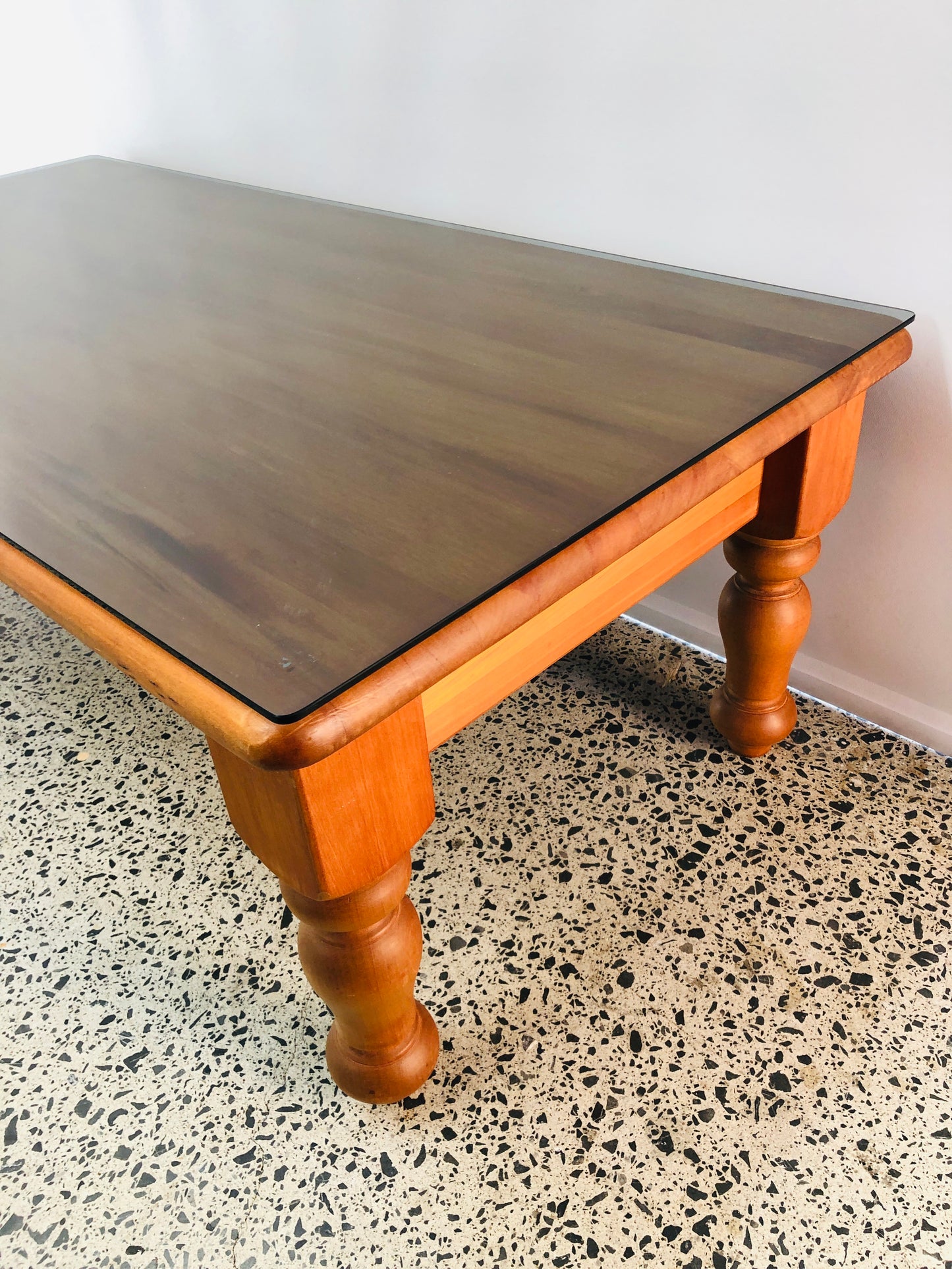 
                  
                    Rimu Coffee Table with Glass with Smoked Glass Top (21512)
                  
                