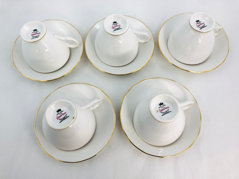 
                  
                    Queen Anne - Bone China Tea Cup Duo x 5 (21756)
                  
                
