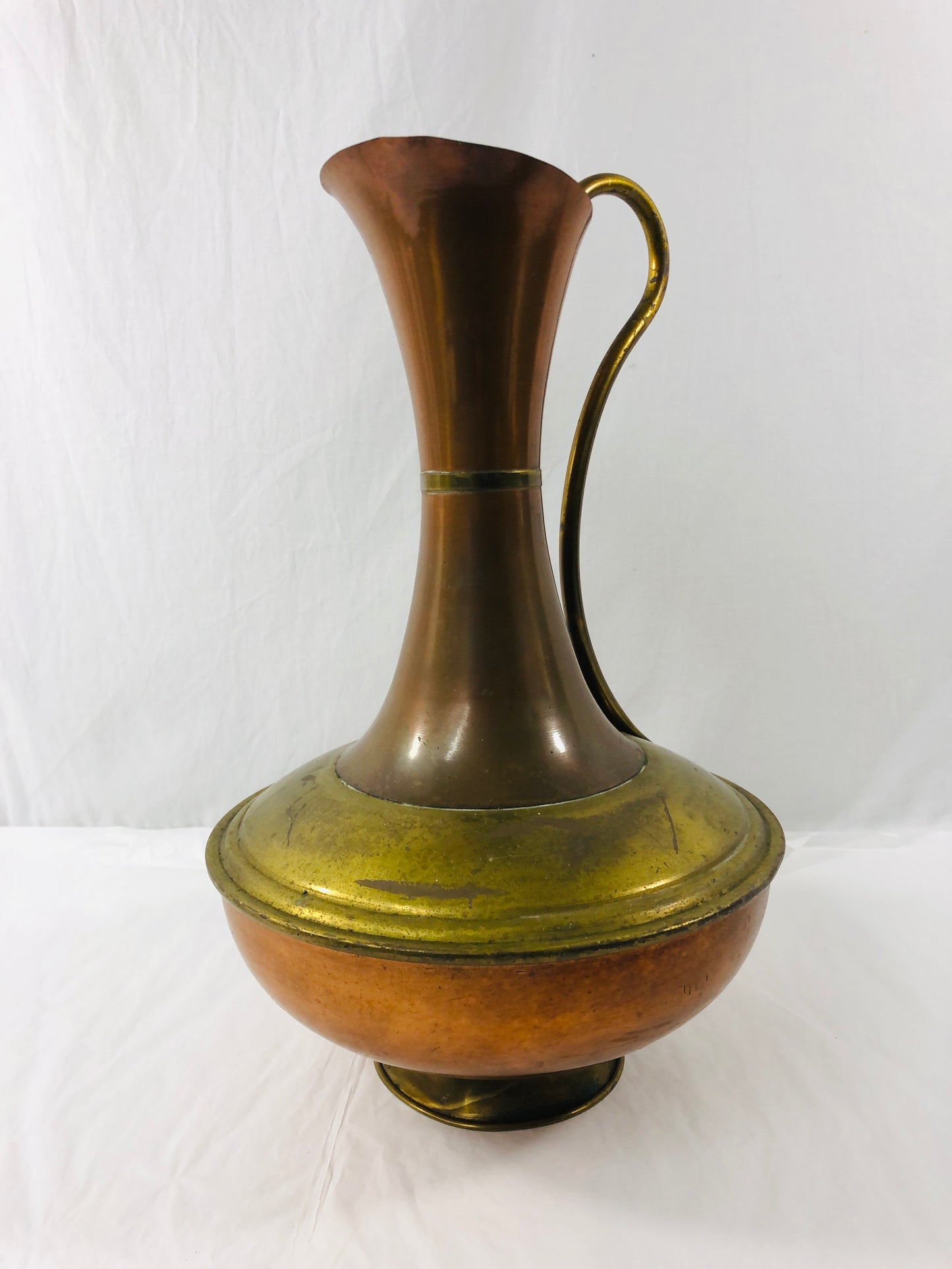 
                  
                    Large Copper & Brass Jug/Pitcher Display 450mm H  (21538)
                  
                