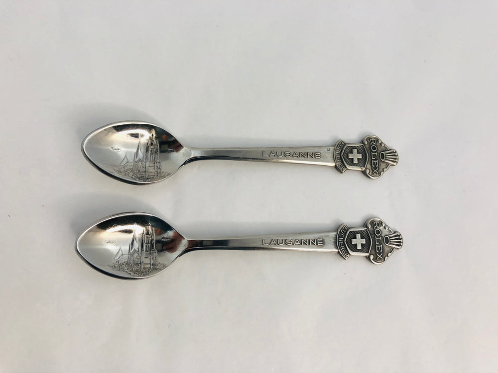Rolex - Lausanne Souvenir Collector Spoon x 2 (21321)