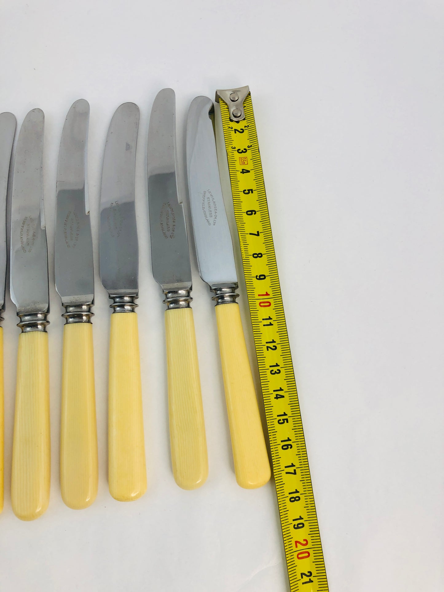 
                  
                    LEWIS,ROSE & CP LTD - Bone Handle Butter Knives -Sheffield (21311)
                  
                