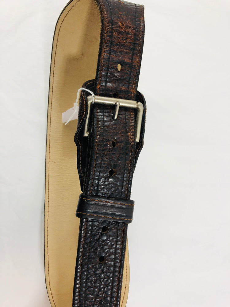 
                  
                    Vintage Centurion Leather Wide Belt - Kidney Belt? (21689)
                  
                