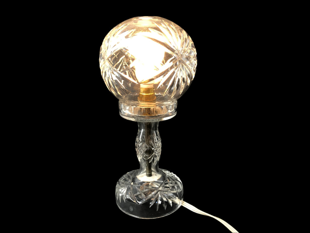 Gorgeous 1920's Cut Crystal Table Lamp (20303)