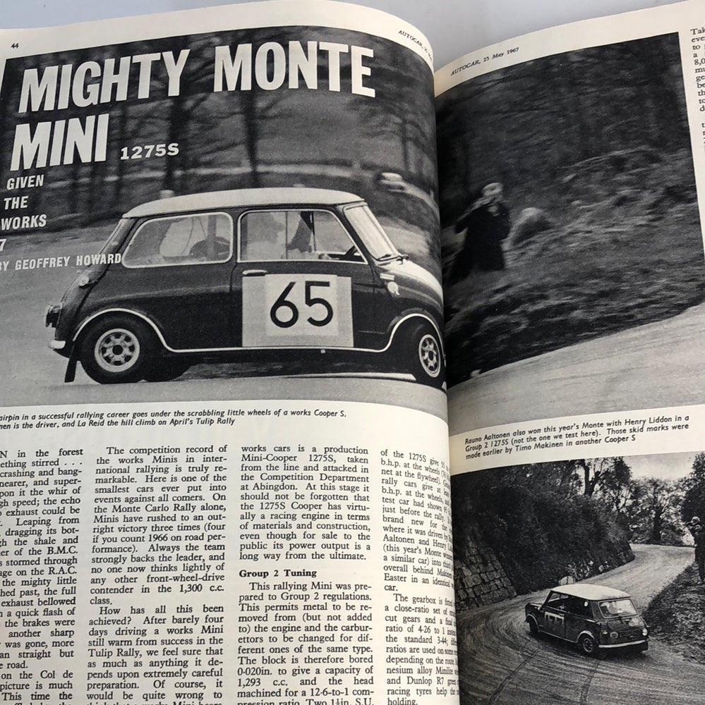 
                  
                    Autocar Mini Special 25th May 1967 Magazine (17148)
                  
                