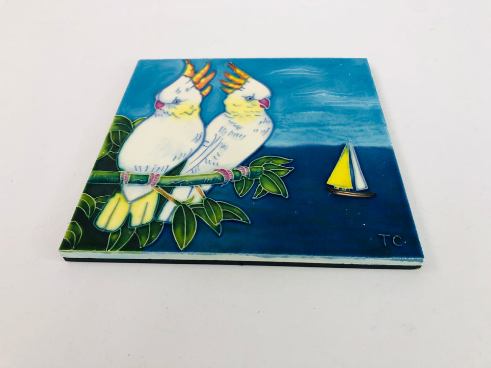 
                  
                    Hand Crafted Tile - Parrots Designer -TC (18262)
                  
                