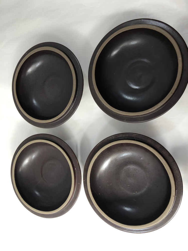 
                  
                    Vintage Arabis Stoneware Soup Bowls with lids (20248) )
                  
                