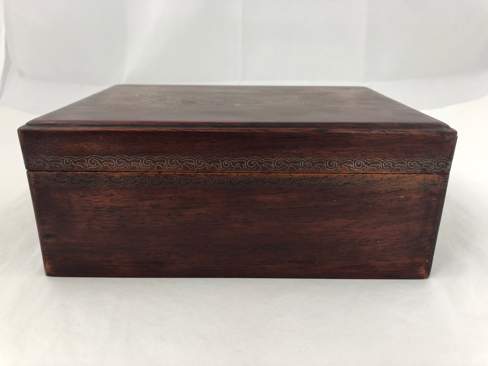 
                  
                    Wood Jewellery Box with Inlay (19163)
                  
                