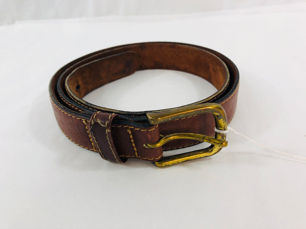 Fellini NZ Brown Leather Belt (21676)