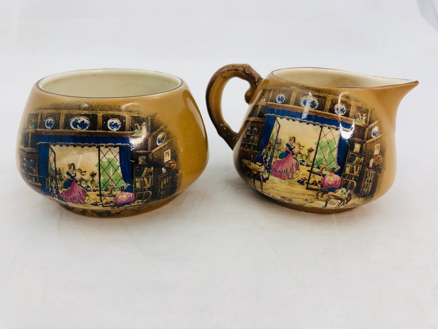 
                  
                    "Rose Marie" by Lancasters Ltd - Jug and Sugar Bowl (21744) )
                  
                