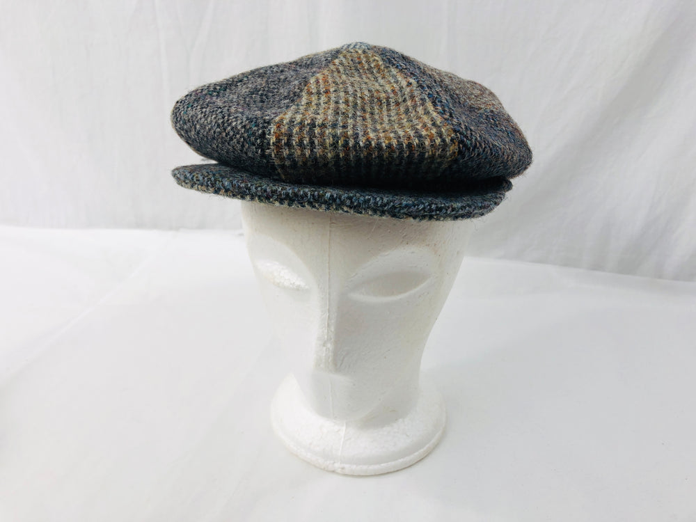 Wool Harris Tweed  Cheese-cutter - Size L (20916)
