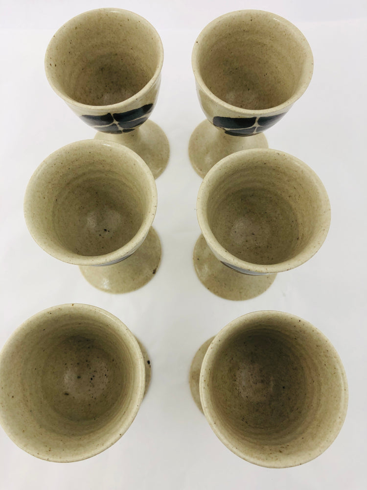 
                  
                    Vintage Stoneware Goblets and Decanter Set (21273)
                  
                