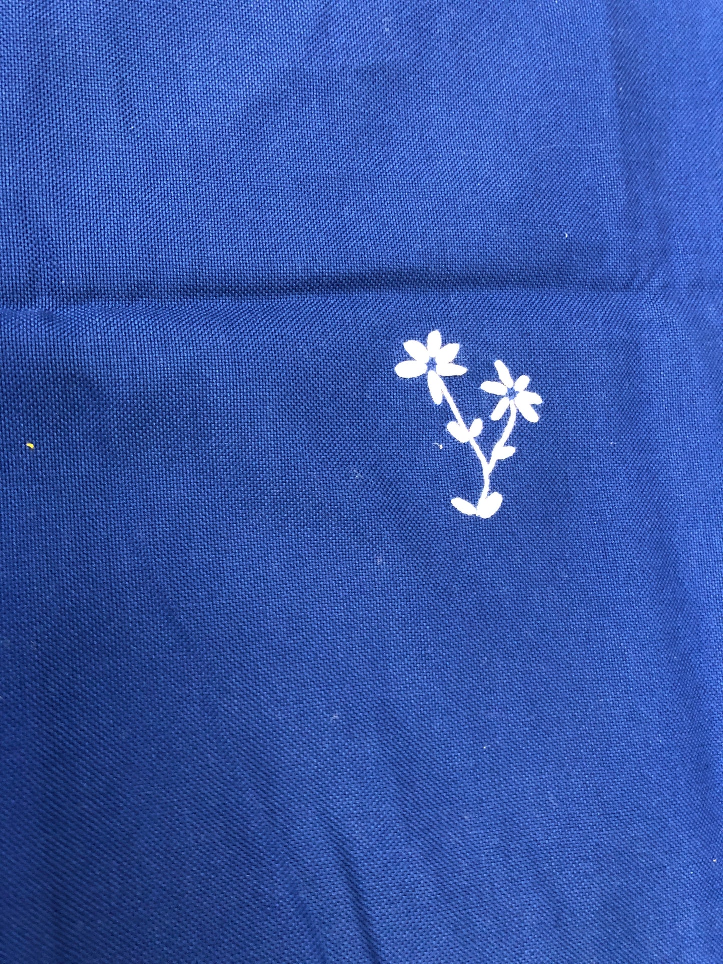 
                  
                    Dark Blue Linen Tablecloth with Stitched Daisy's (21409)
                  
                