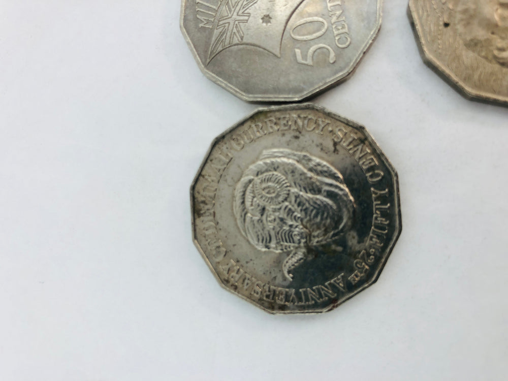 
                  
                    Australian 50 Cent Coins - 1970 TO 2000 (21729)
                  
                