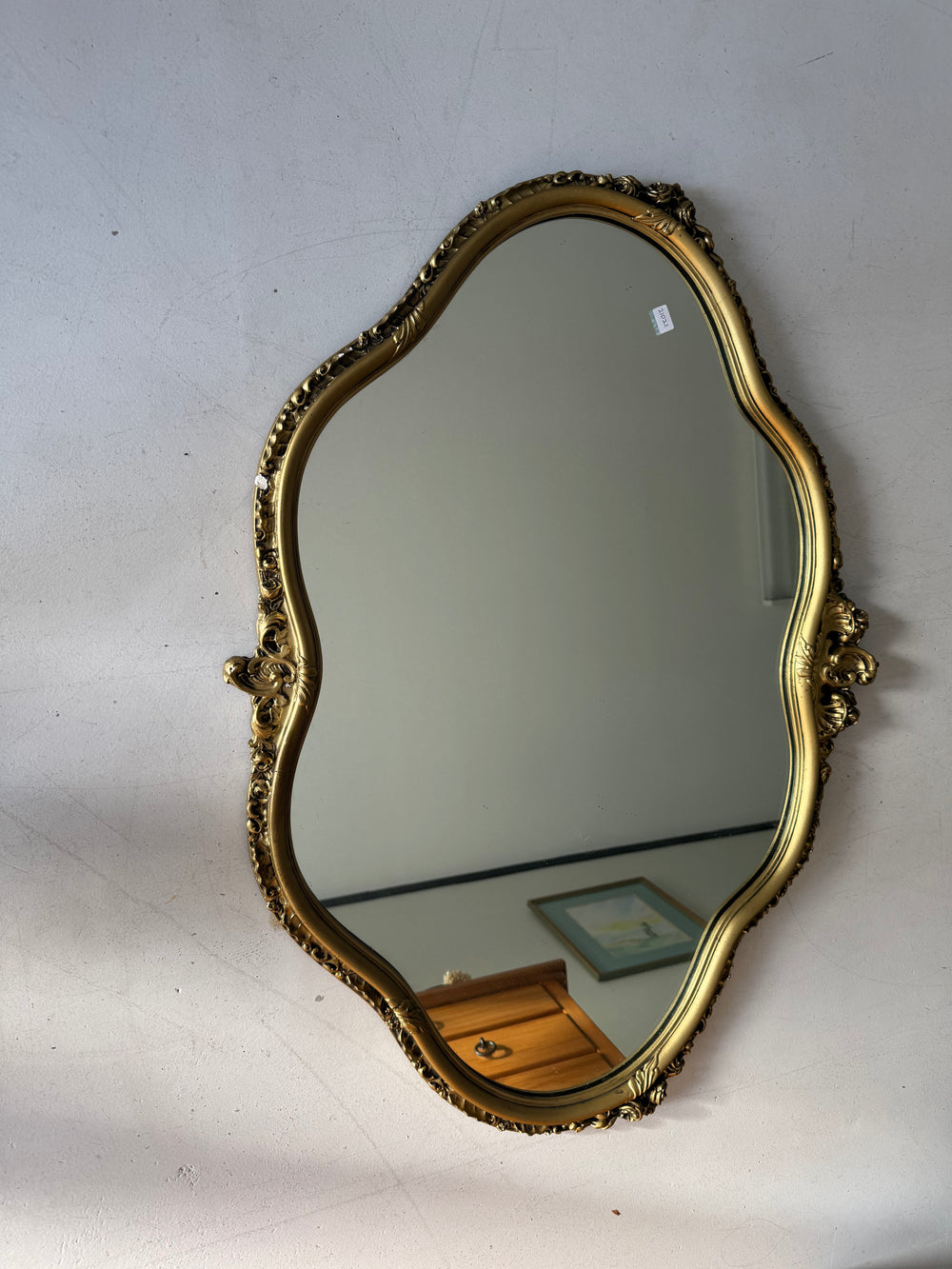 Large Ornate Gold Mirror (21230)