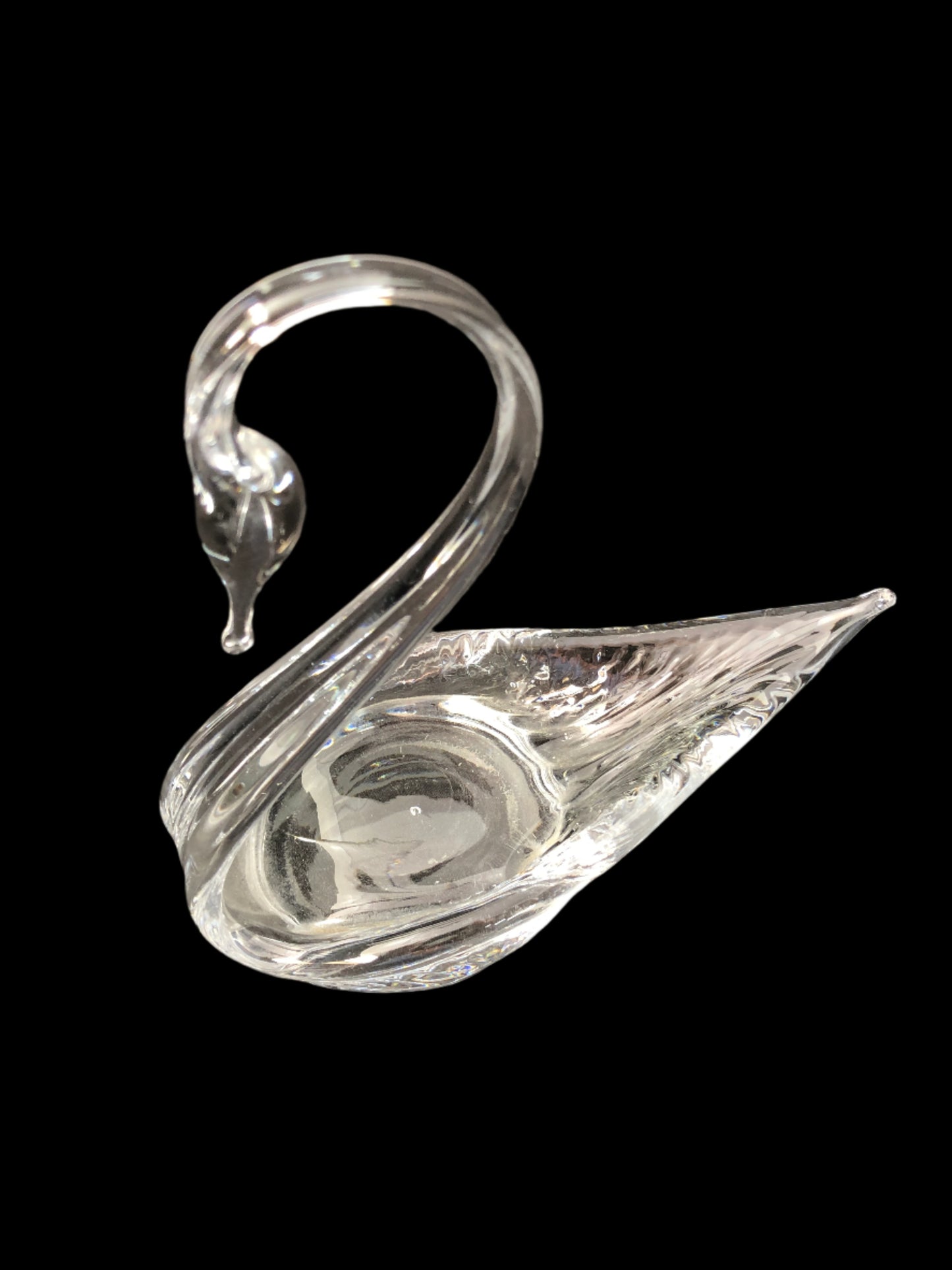 
                  
                    Large Webb Corbett Crystal Swan (20151)
                  
                