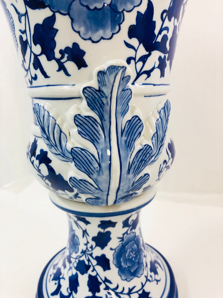 
                  
                    Blue & White Ceramic Plant Urn (21786)
                  
                