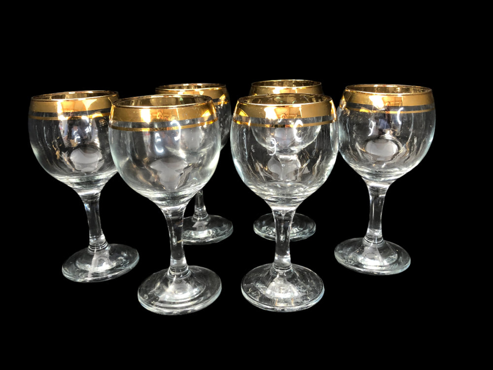 Gold Collection Wine Glasses x6 (21055)