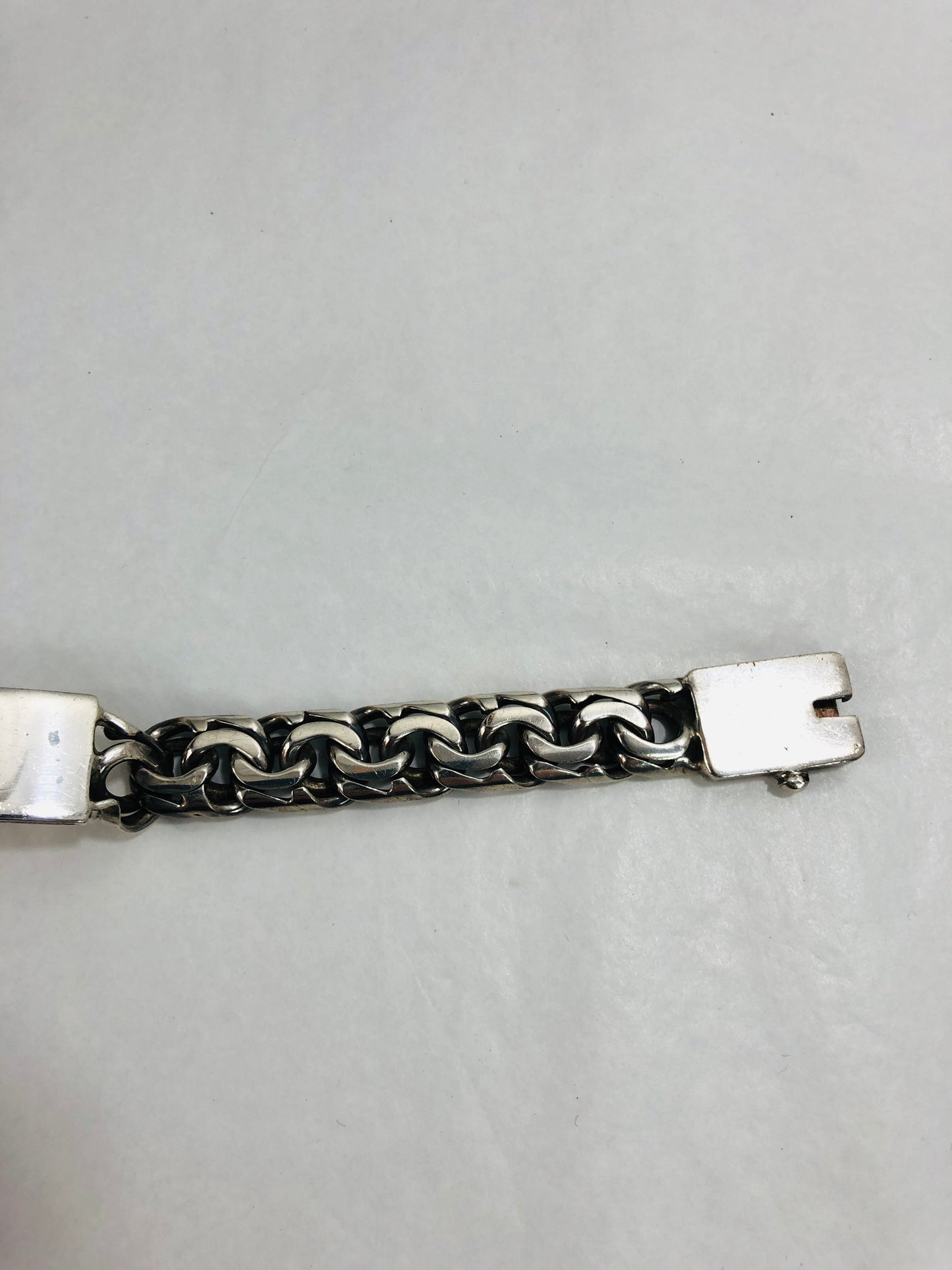 
                  
                    Heavy Silver Bracelet - Mens (20728)
                  
                