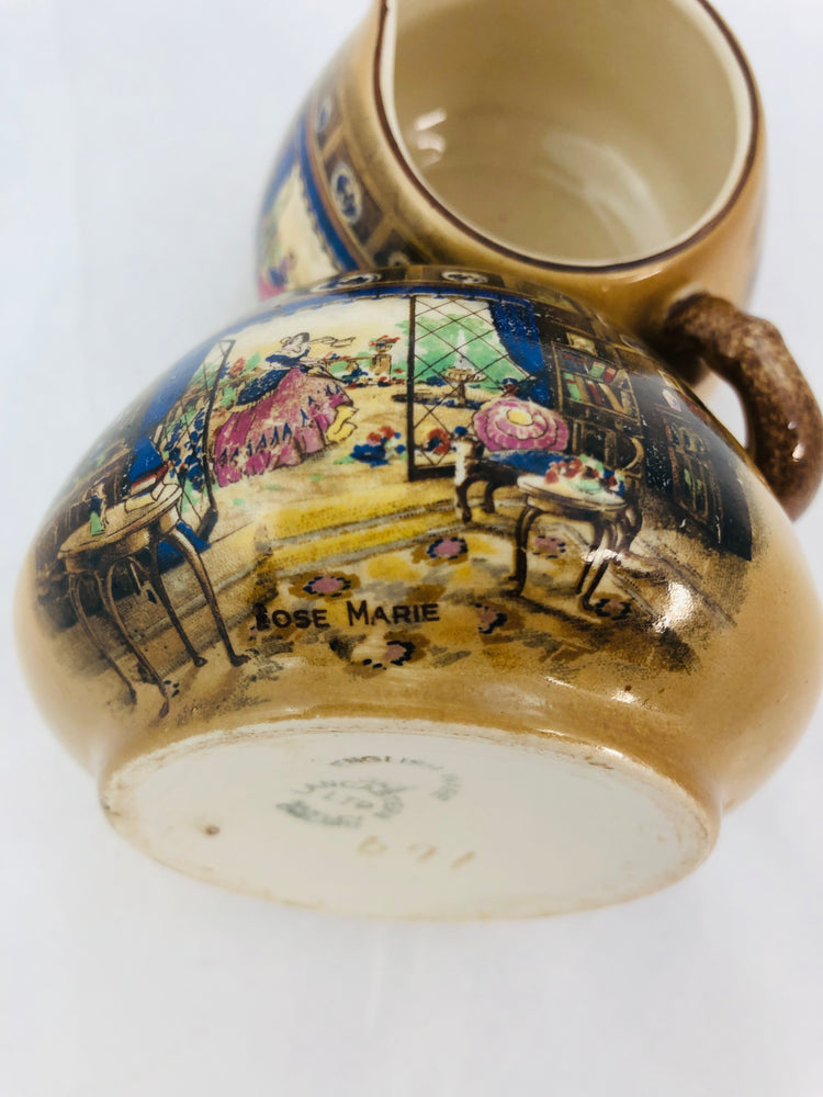 
                  
                    "Rose Marie" by Lancasters Ltd - Jug and Sugar Bowl (21744) )
                  
                