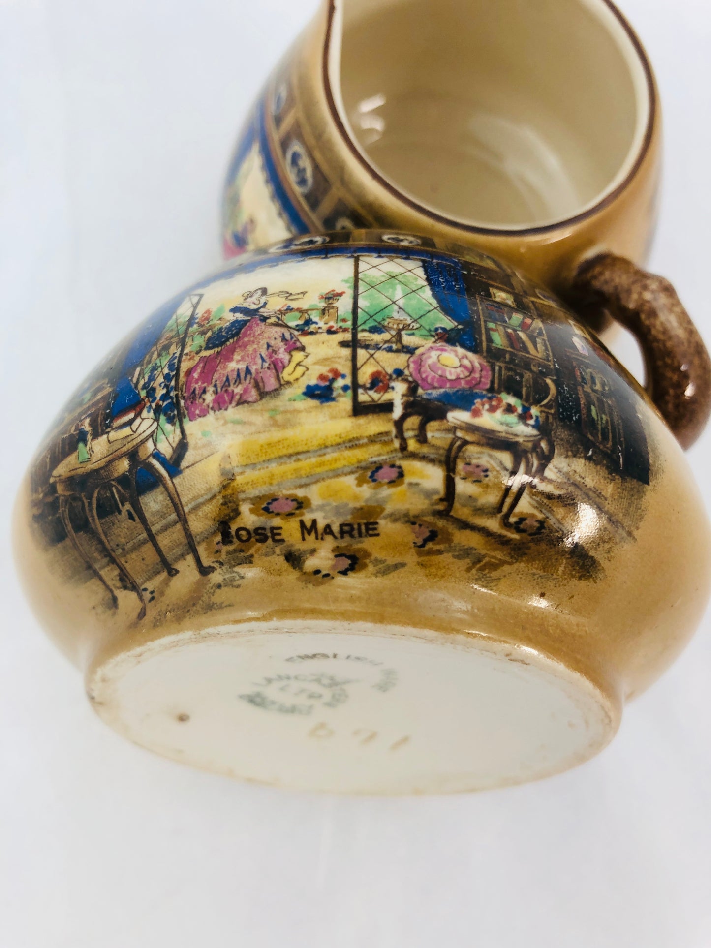 
                  
                    "Rose Marie" by Lancasters Ltd - Jug and Sugar Bowl (21744) )
                  
                