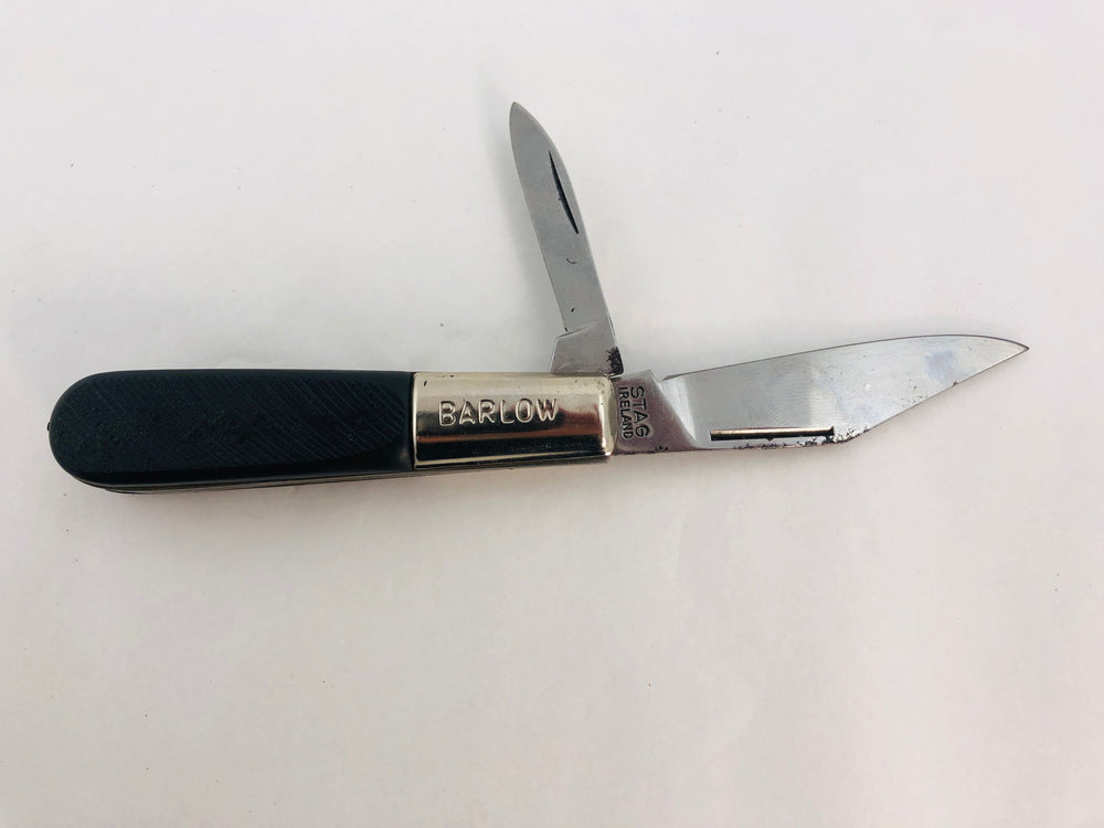 Vintage Barlow STAG 2 Blade Pocket Knife - Ireland (21635)