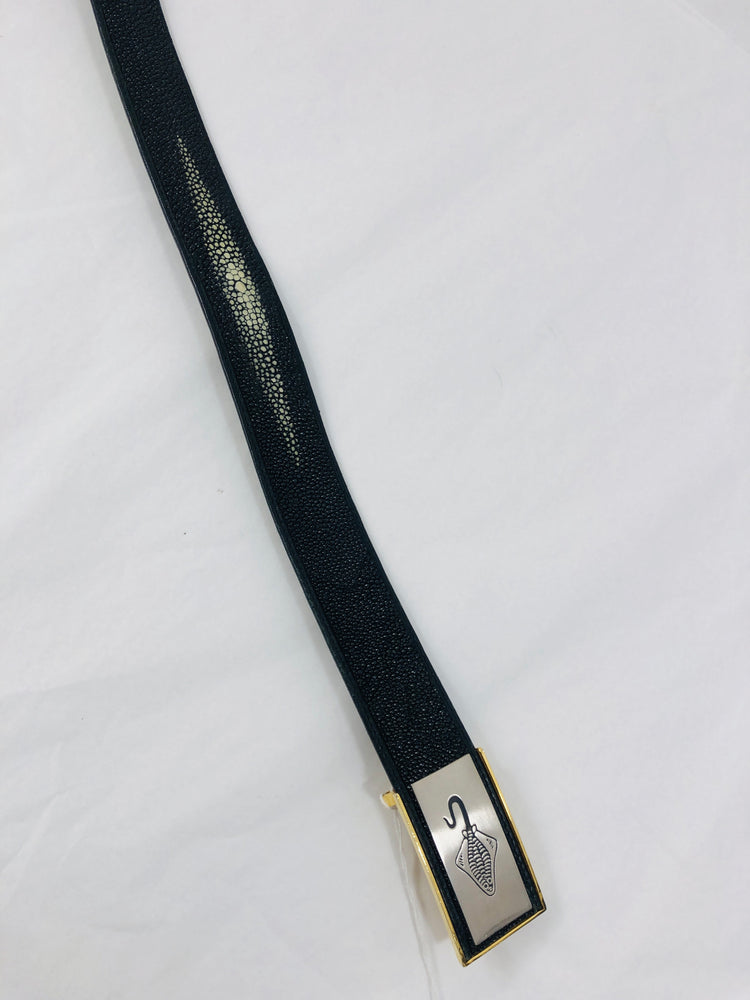 
                  
                    Genuine Stingray Leather belt - Anchor Buckle   (21691)
                  
                