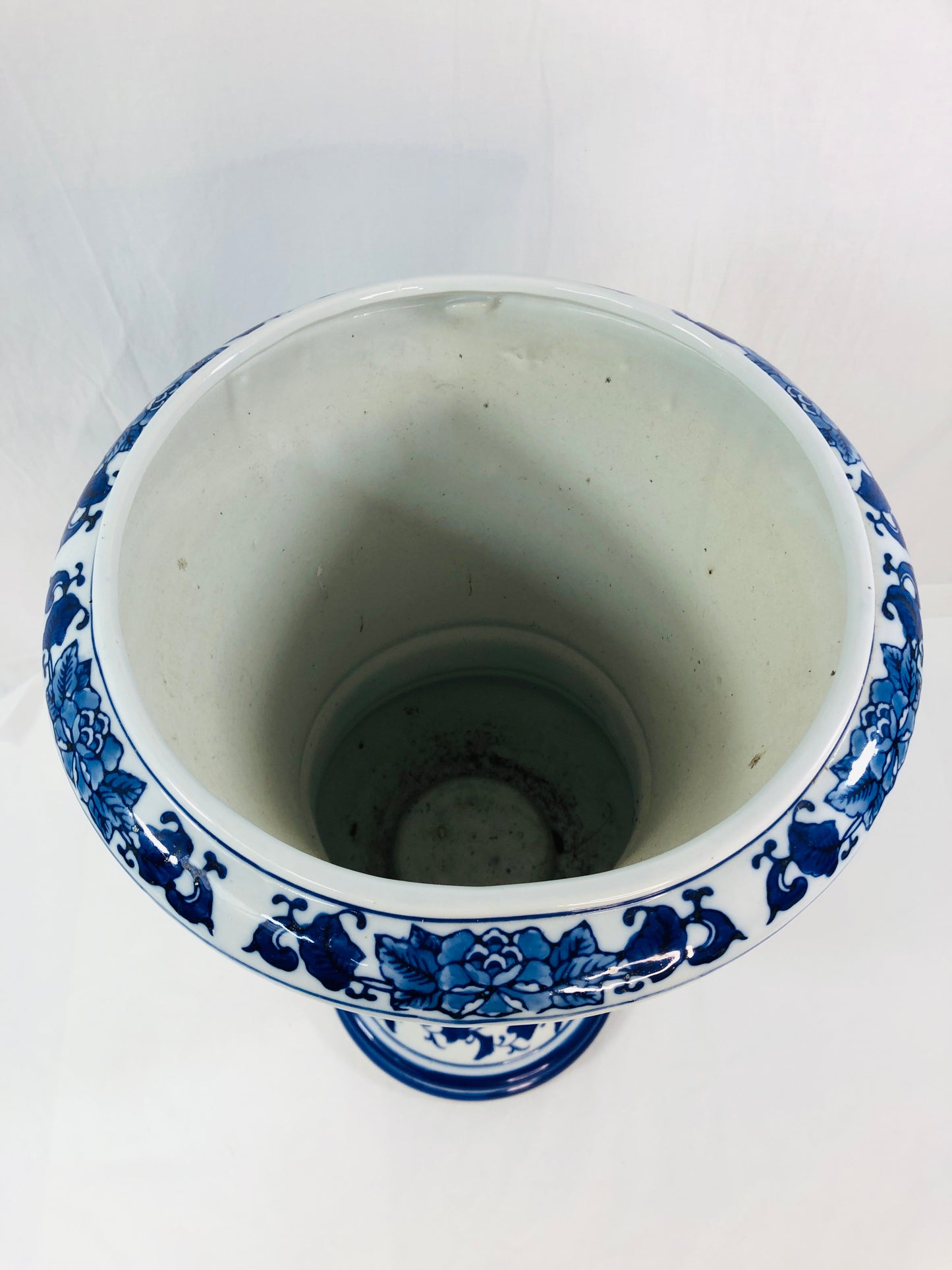 
                  
                    Blue & White Ceramic Plant Urn (21786)
                  
                