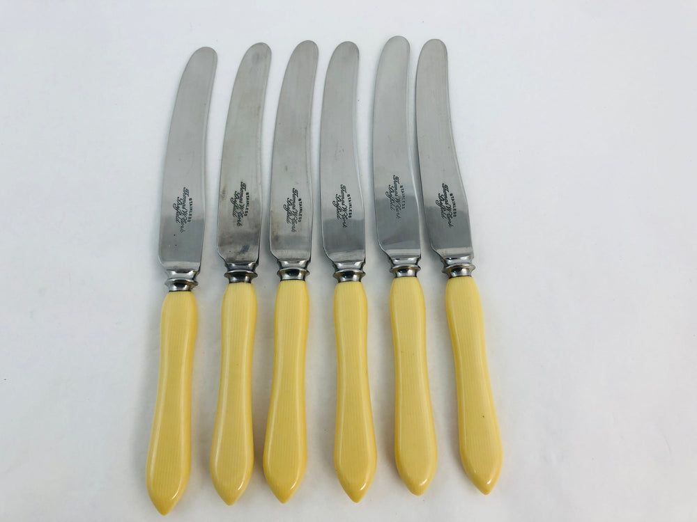 Thomas W. Cork & Son - Bone Handle Butter Knives - Sheffield  (21312)