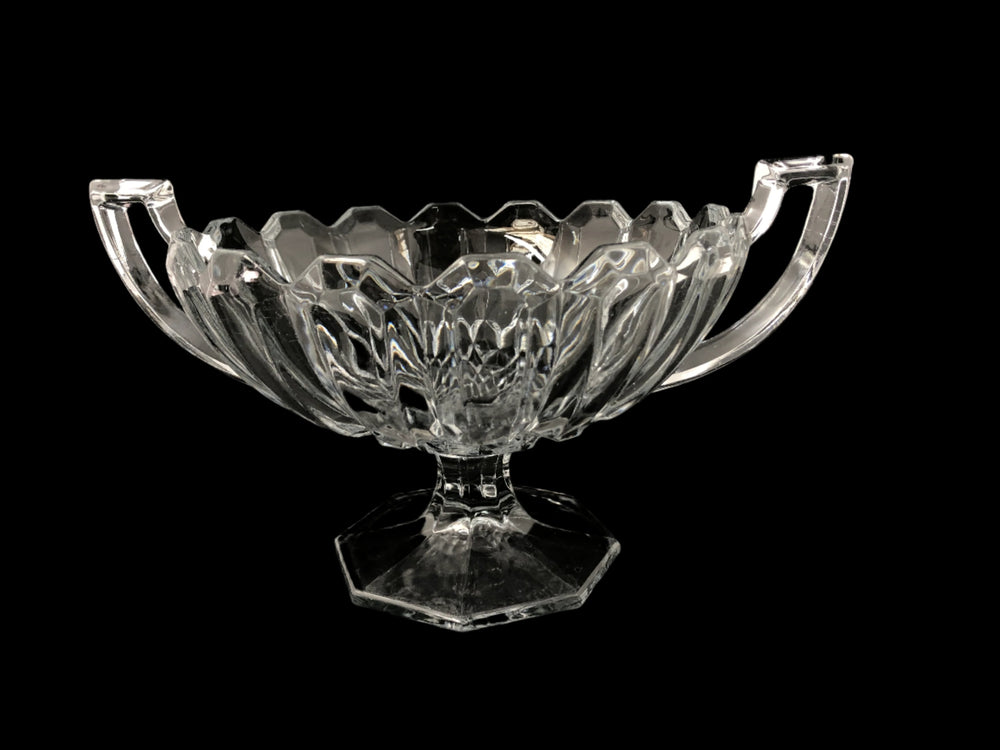 Art Deco - Glass Dessert/Fruit Bowl (19069)