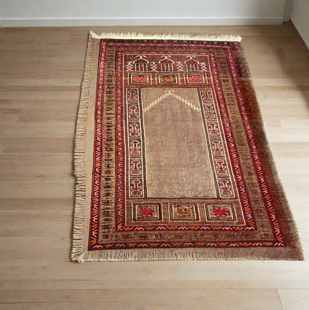 Baluchi Persian Hand Knotted Carpet / Rug 150x85 (16555)