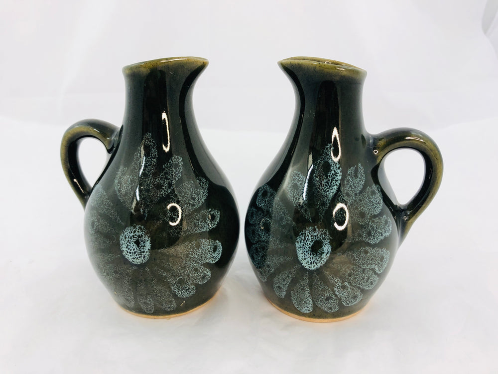Vintage Lotus Stoke Gabriel Pottery Jugs -  Petals (21607)