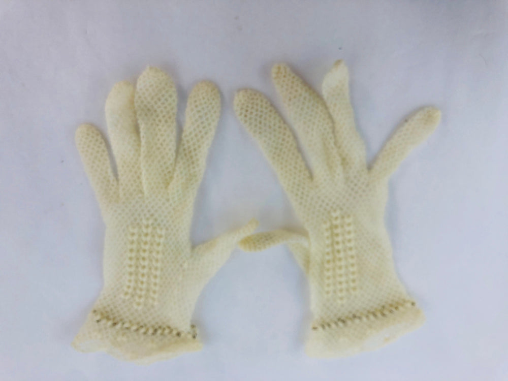 Vintage Children's Mesh Gloves (21671)