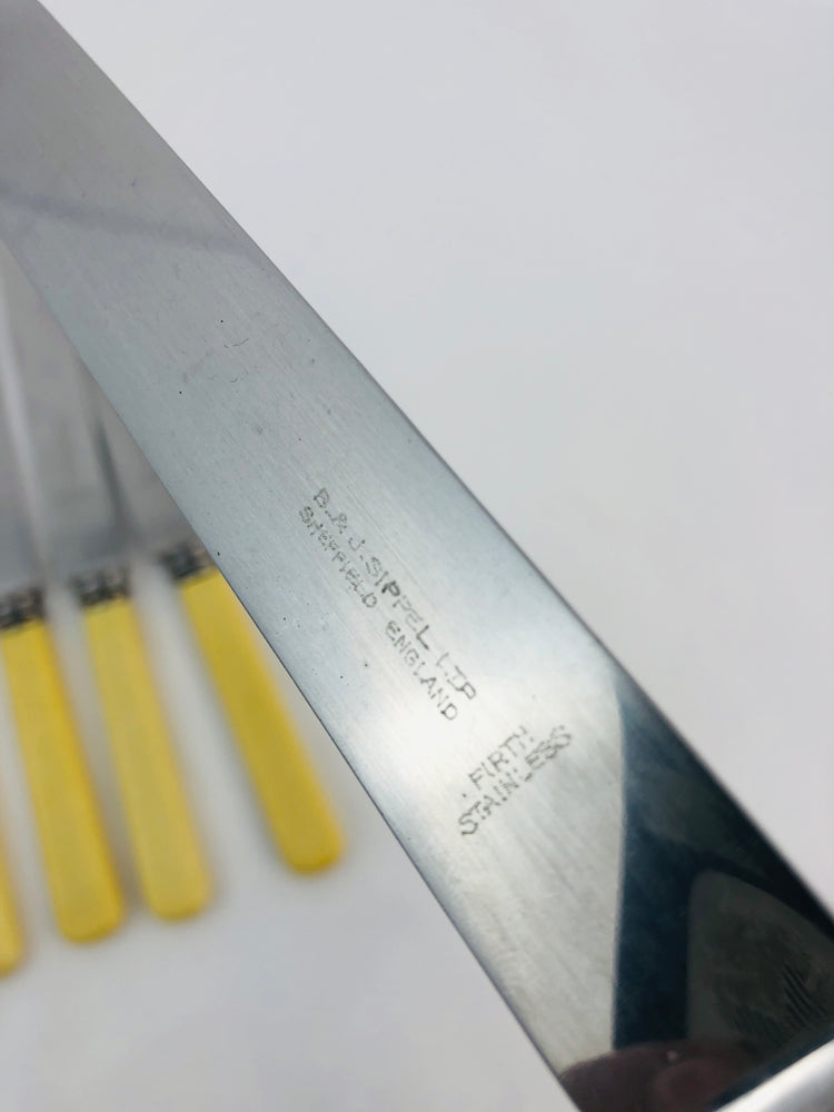 
                  
                    B & J Sippel LTD - Bone Handle Dinner Knives -Sheffield (21314)
                  
                