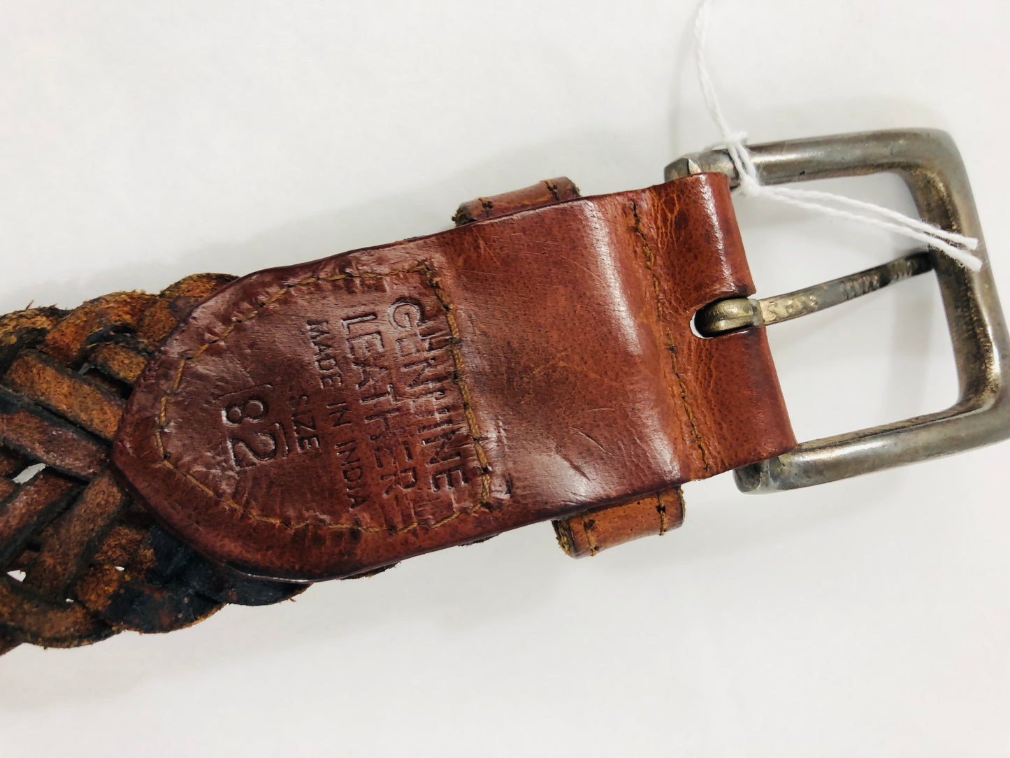 
                  
                    Vintage Leather Braided Belt (21692)
                  
                