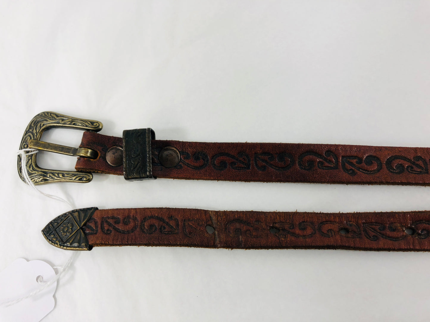 
                  
                    Small Leather Belt with Maori Design (21680)
                  
                