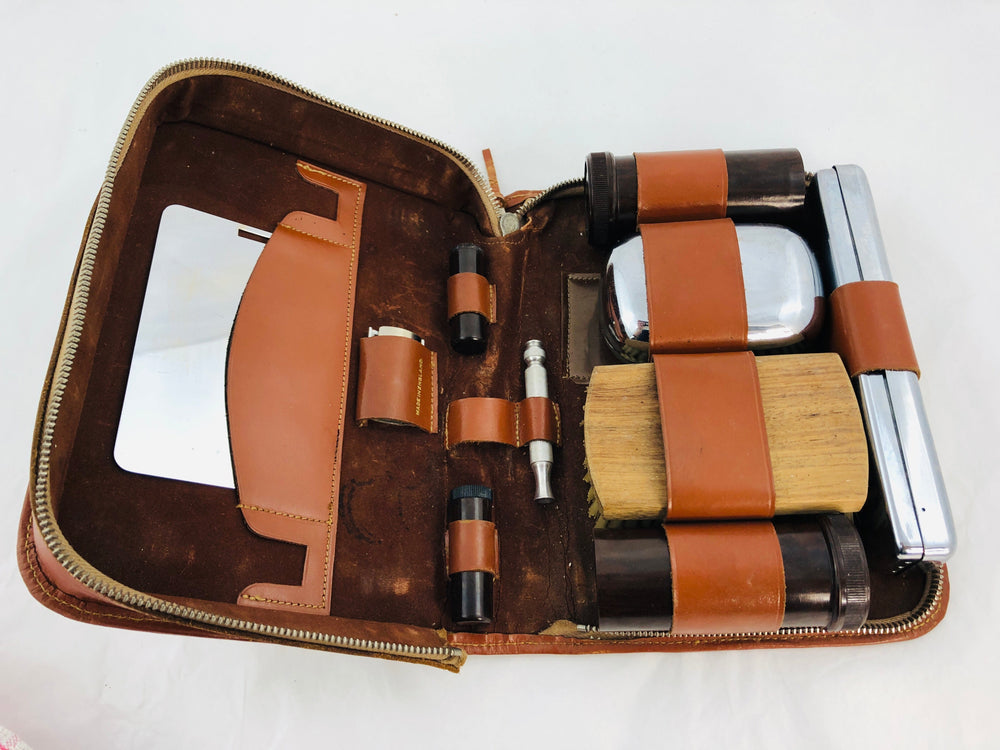 English Leather Toiletries Grooming Shaving Dopp Travel Kit (21626)