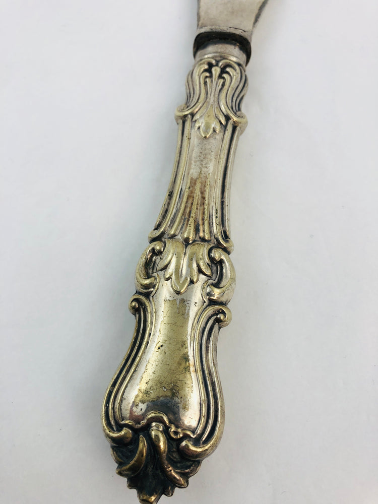 
                  
                    Large J R + P S  Silver Plate Fish Knife (21317)
                  
                