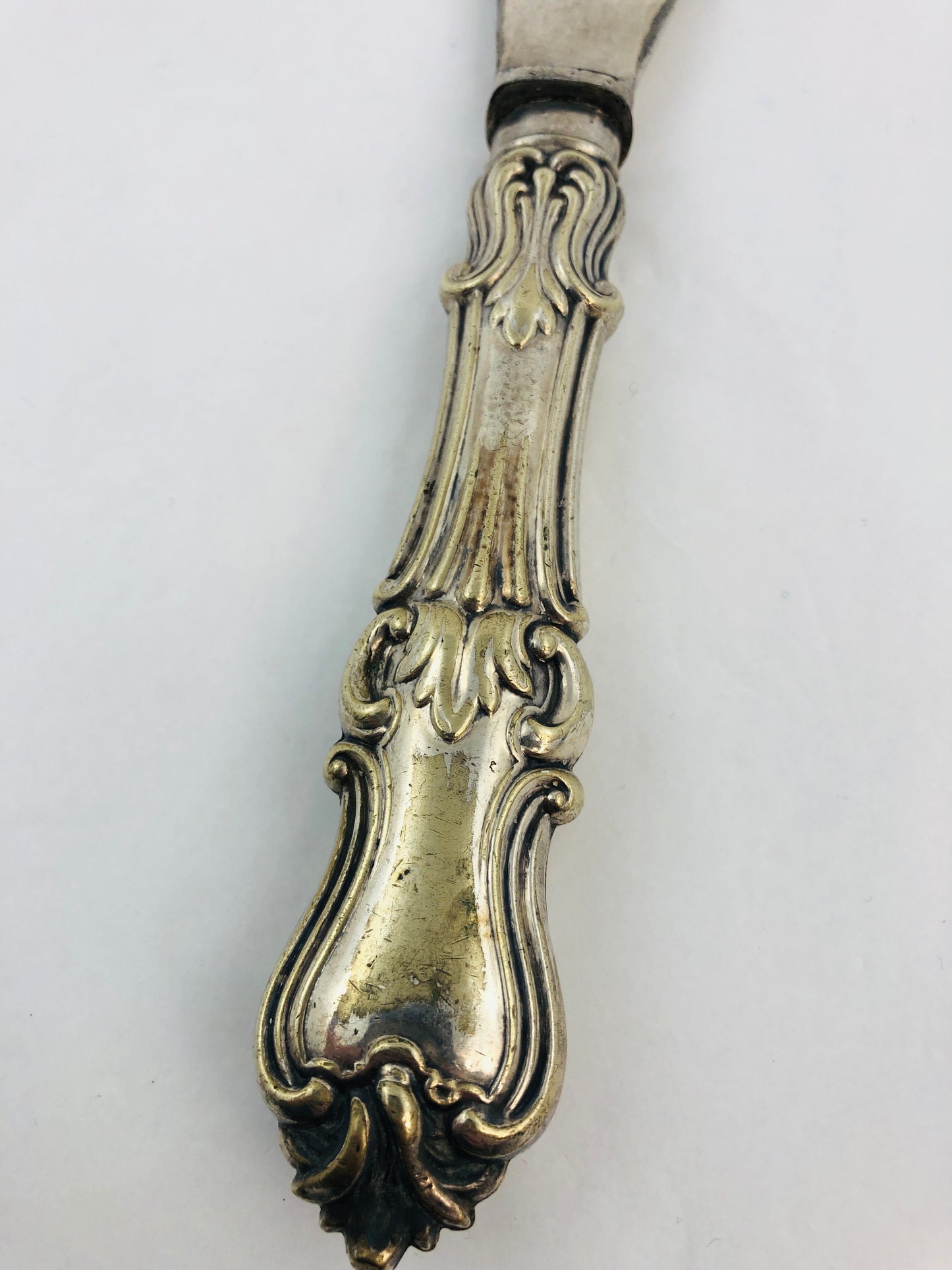 
                  
                    Large J R + P S  Silver Plate Fish Knife (21317)
                  
                