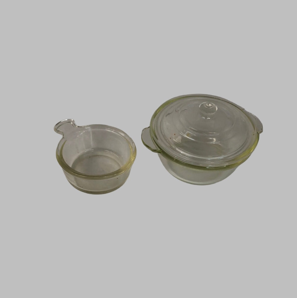 Vintage PYREX  Ramekin and Bowl (17390)