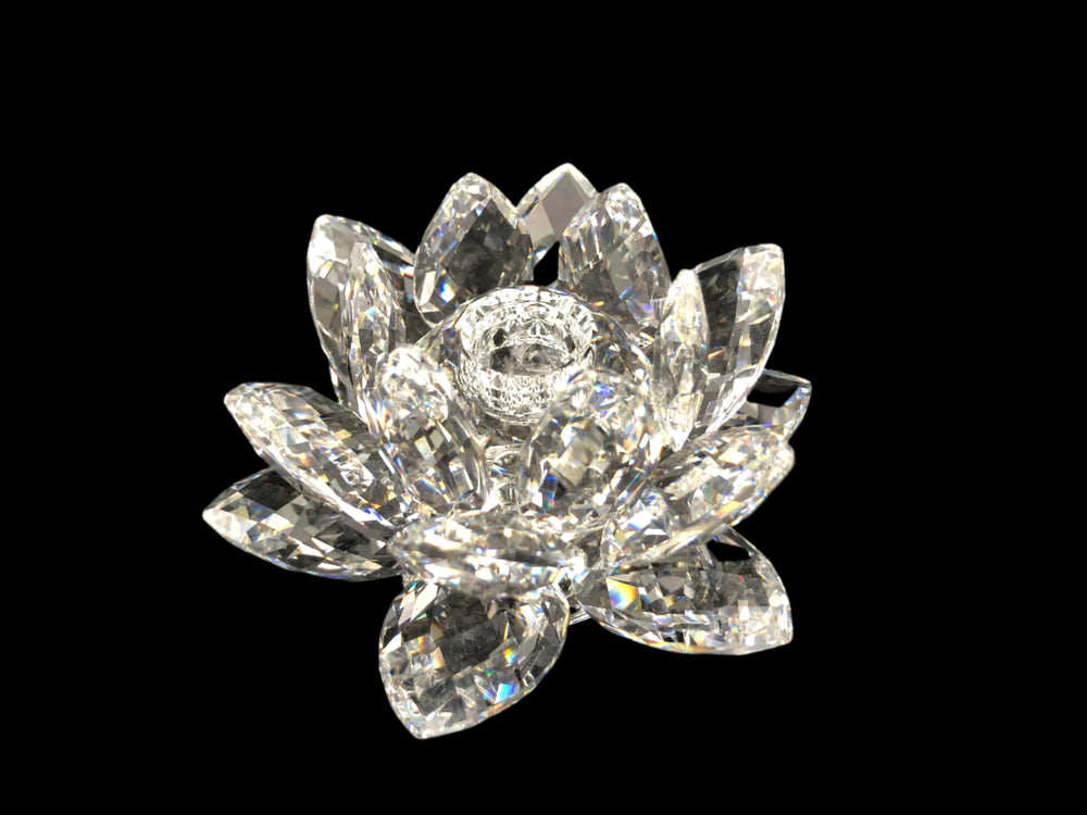 SWAROVSKI Crystal Waterlily Candleholder  (4079)