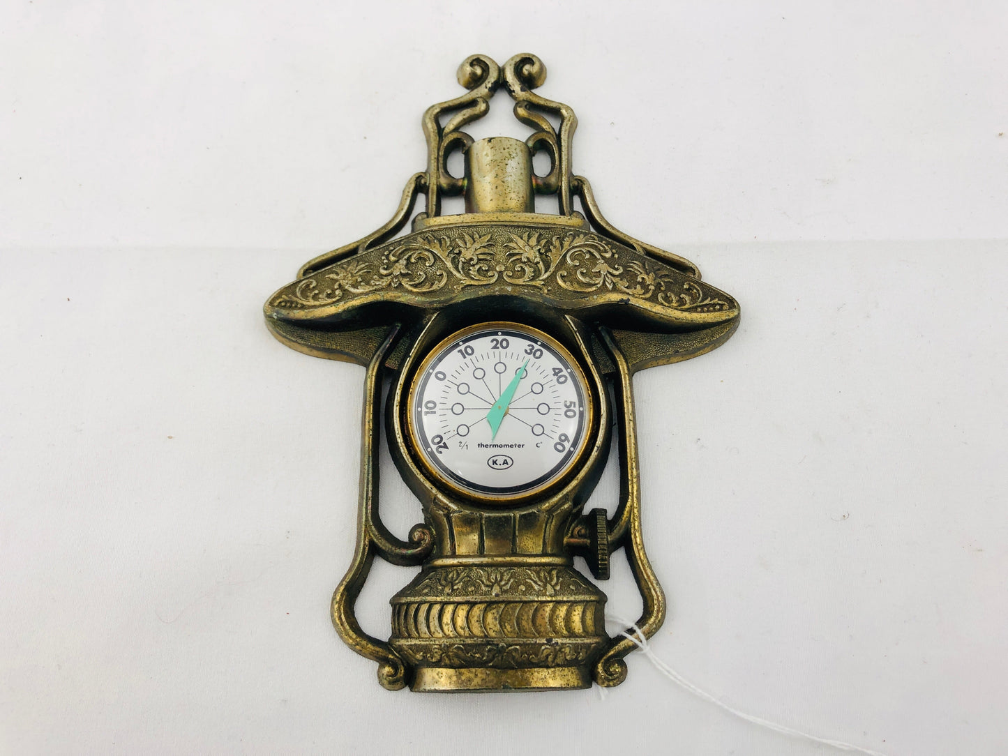 
                  
                    Vintage Brass Look Thermometer (21065)
                  
                