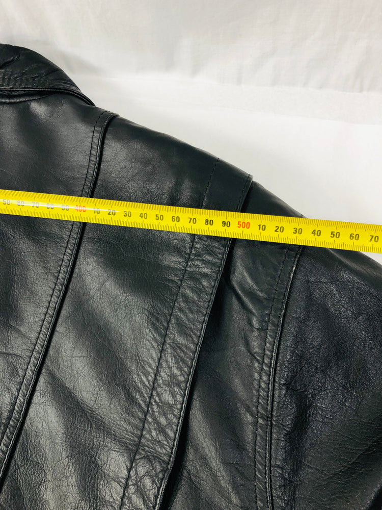 
                  
                    Vintage Genuine Black Leather Jacket - NEPAL (21685)
                  
                