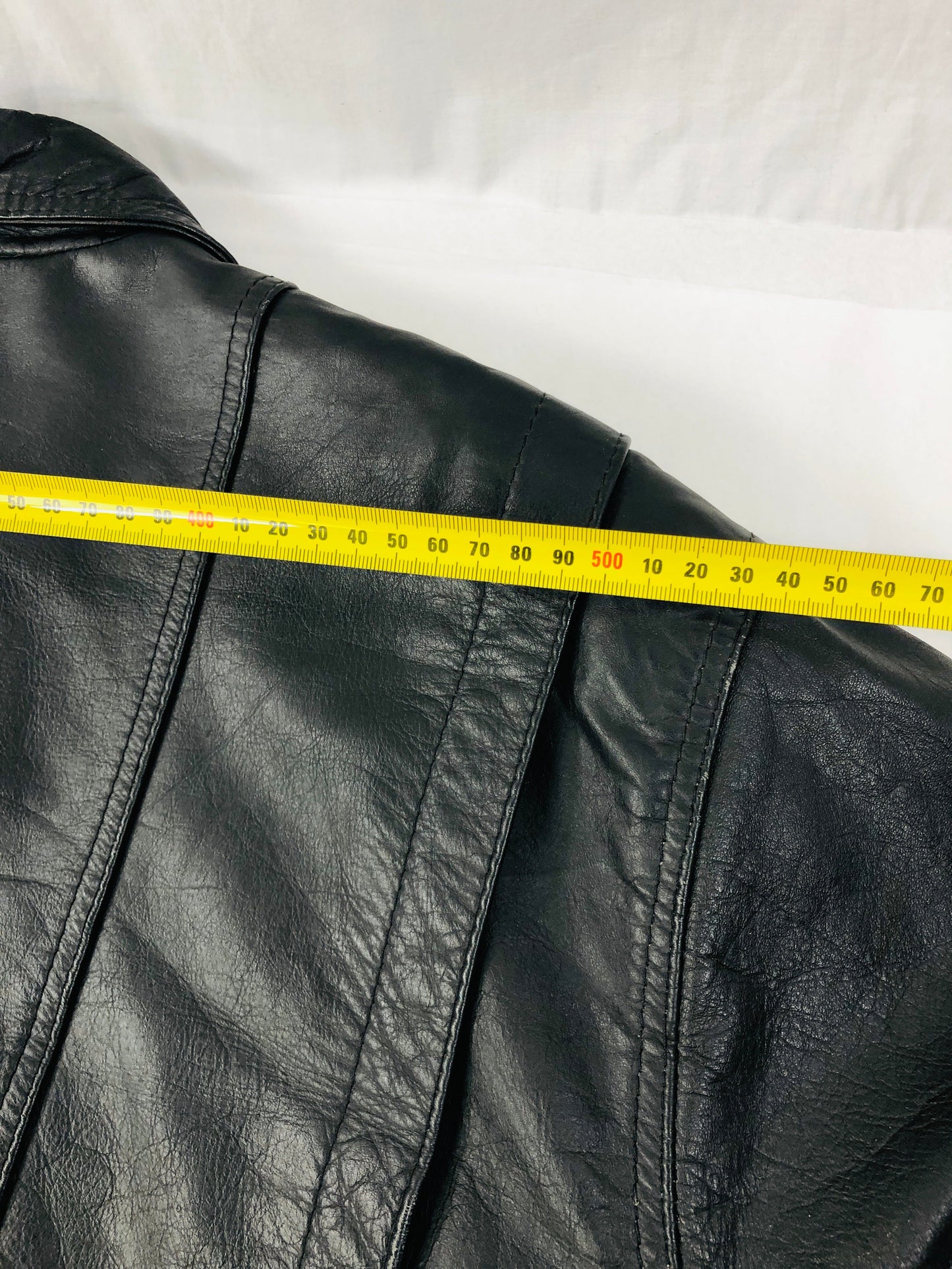 
                  
                    Vintage Genuine Black Leather Jacket - NEPAL (21685)
                  
                