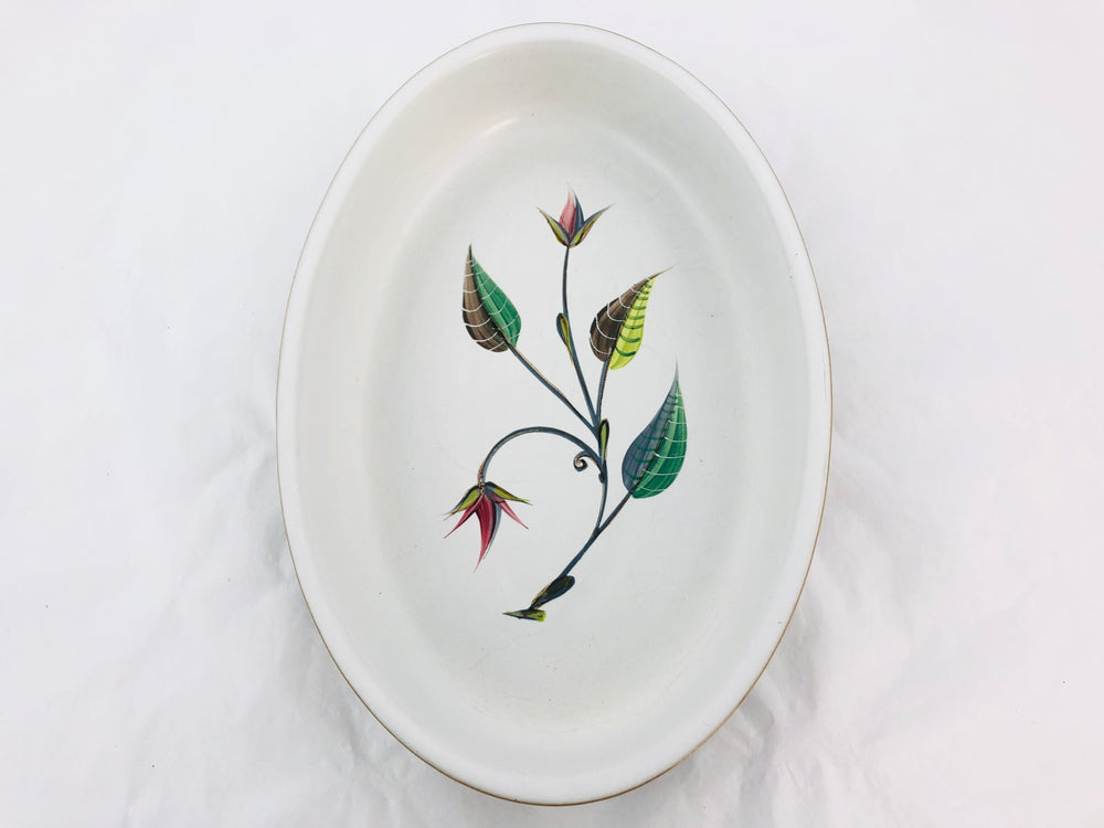 Denby Stoneware Dish - Spring Leaf (21608)