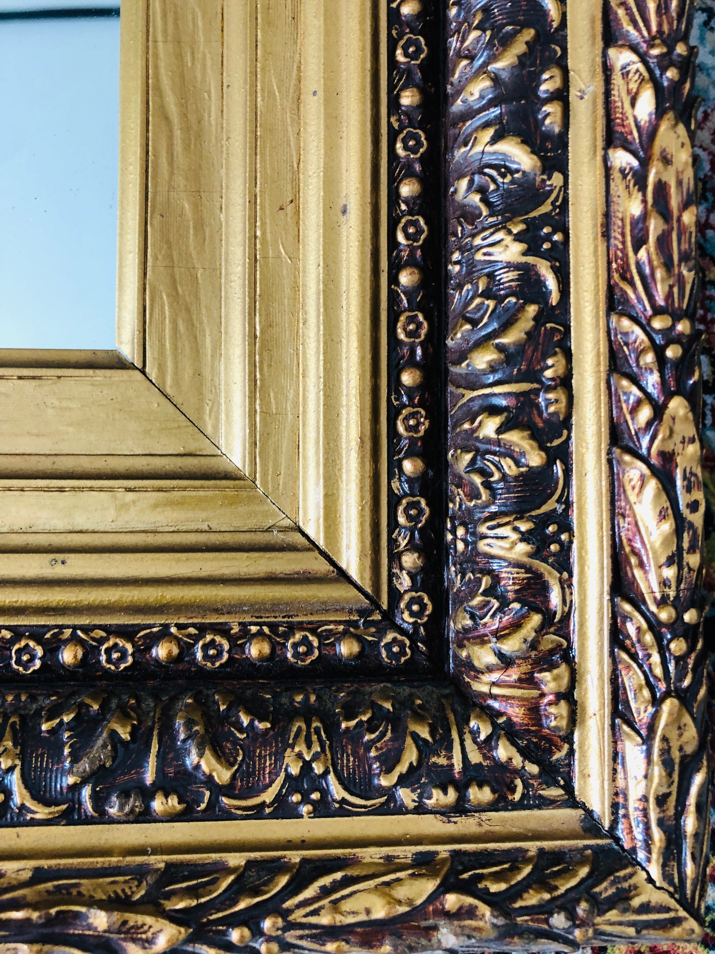 
                  
                    Large Gold Frame Mirror (21479)
                  
                