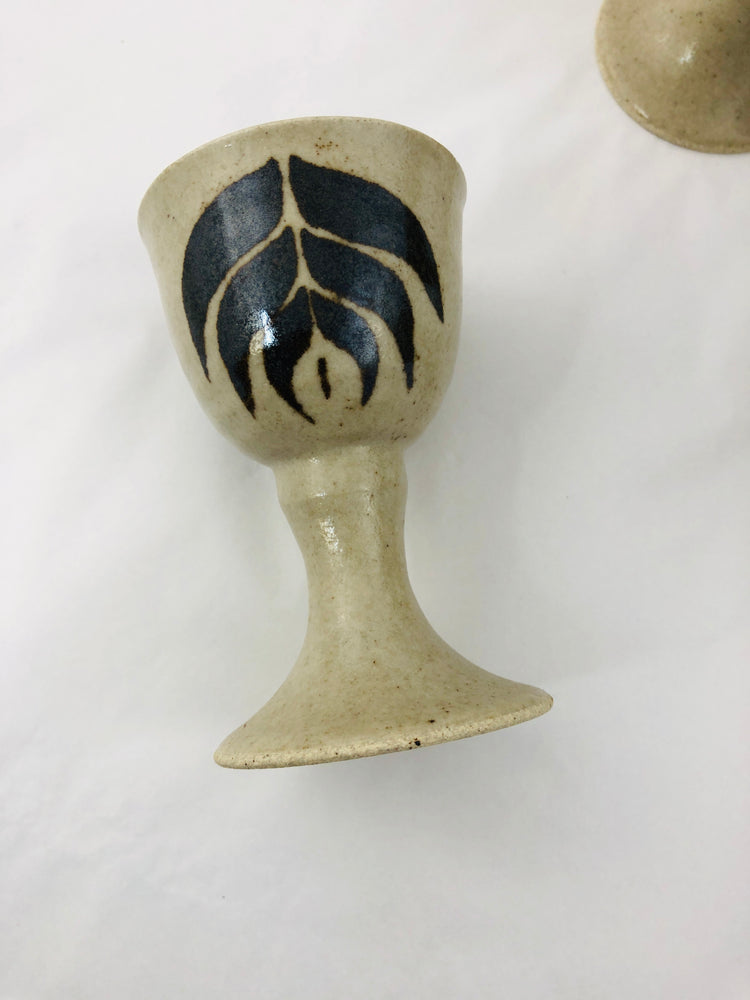 
                  
                    Vintage Stoneware Goblets and Decanter Set (21273)
                  
                